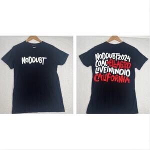 NO DOUBT Exclusive Coachella 2024 Band Tee Gwen Stefani sz S Alt Rock Reunion